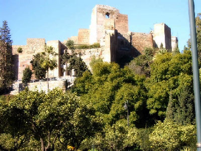 Malaga Castillo de Gibralfaro fortress.jpg